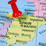 موقعیت جغرافیایی و مساحت کشور اسپانیا